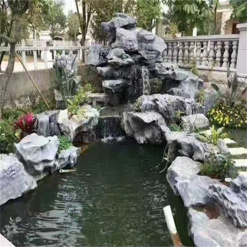 浦江庭院鱼池改造过滤