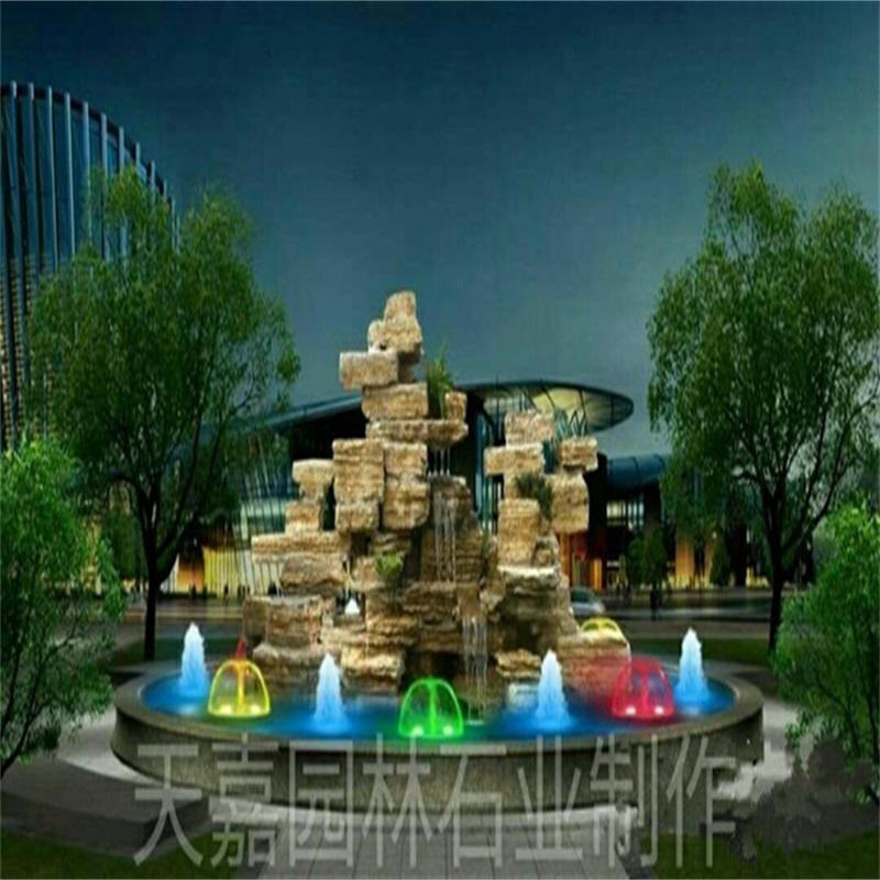 浦江水幕墙喷泉设计